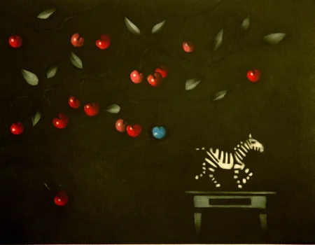 Mezzotinto Avati - La zebre a Montmorency