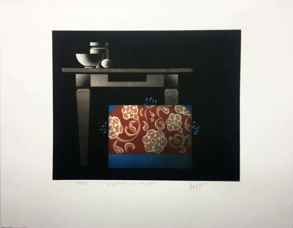Aquatinta Avati - Le Japonais du Père Sagot (1974)