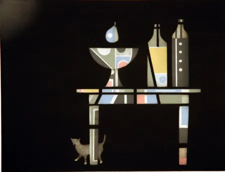 Mezzotinto Avati - Le table catalane