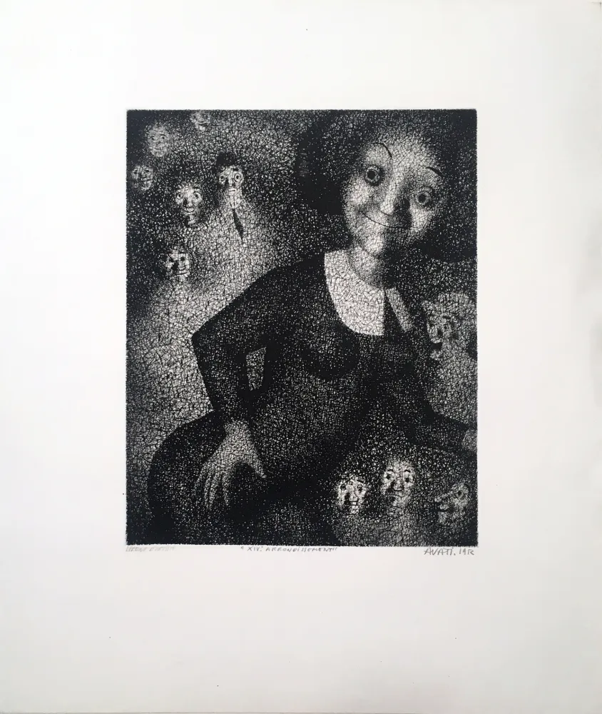 Aquatinta Avati - XIVe arrondissement (1952)