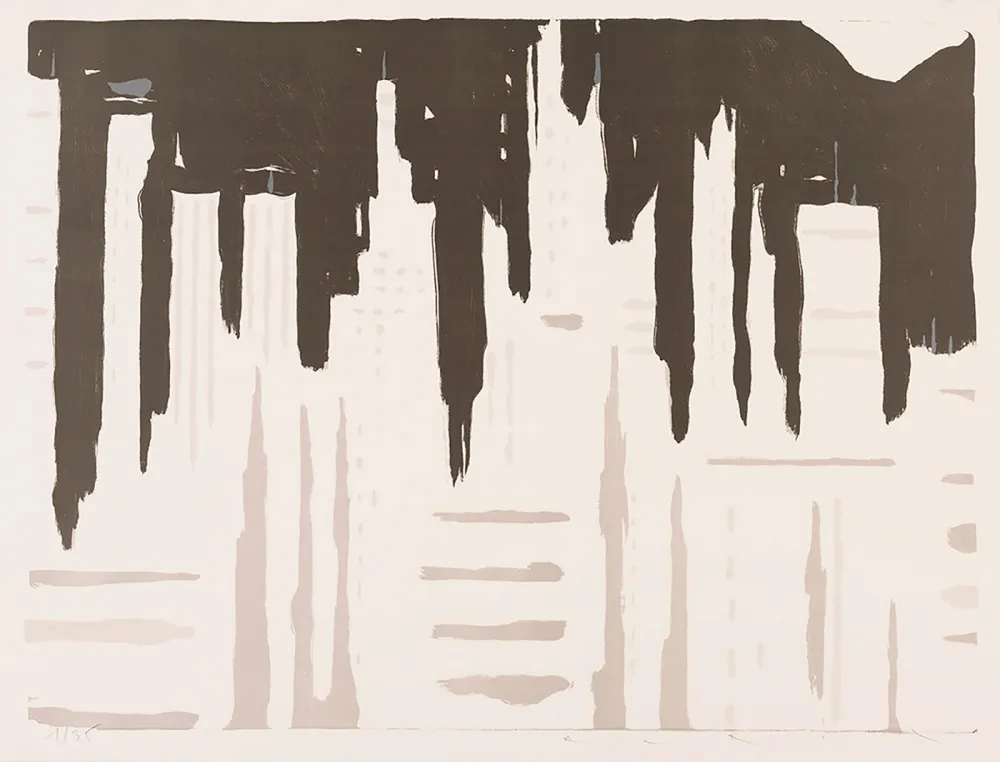 Lithographie Avril - HK - Skyline