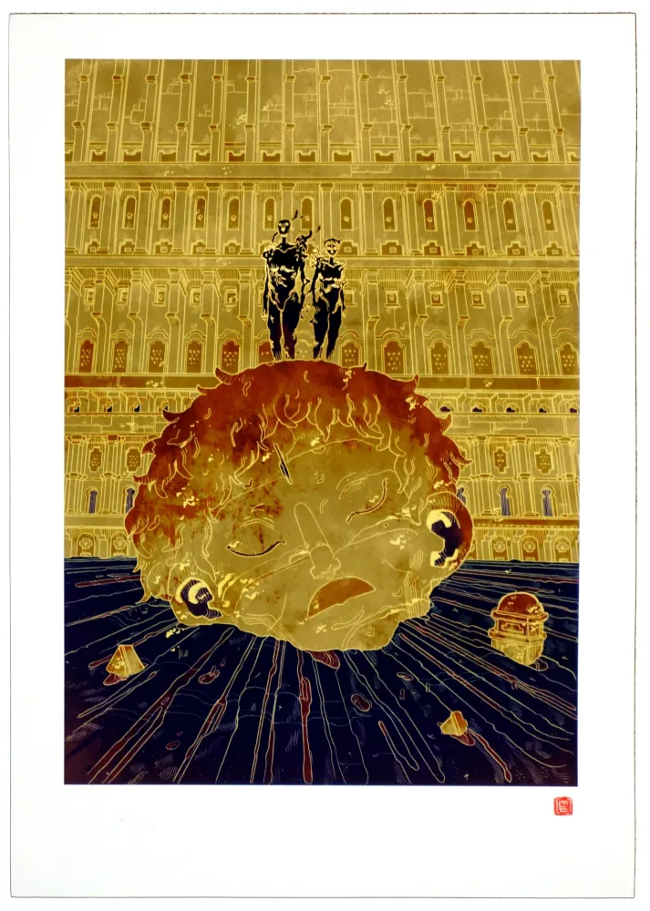 Digitale Druckgrafik Bablet - Carbone & Silicium