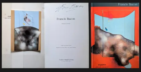 Illustriertes Buch Bacon - Hand-Signed catalog - Peintures Récentes - Hand-Signed catalog with invitation, 1984