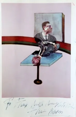 Plakat Bacon - In Memory of George Dyer, from a triptych (1971)