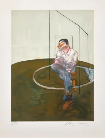 Lithographie Bacon - Portrait of John Edwards