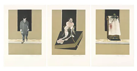 Lithographie Bacon - Tryptych 1986/1987
