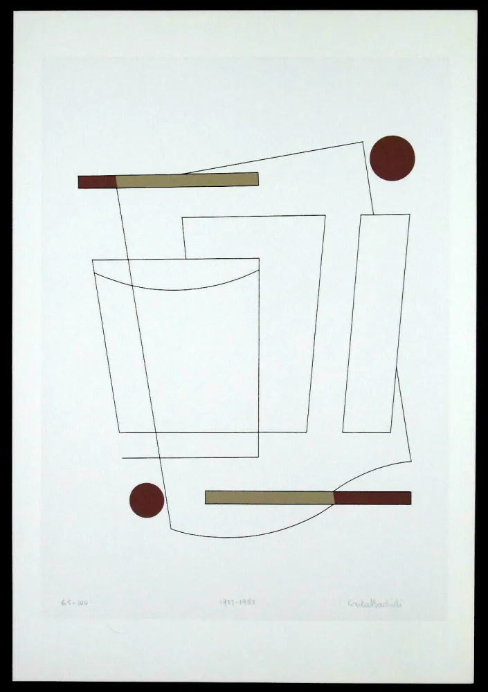 Siebdruck Badiali - Composizione (tavola 3)