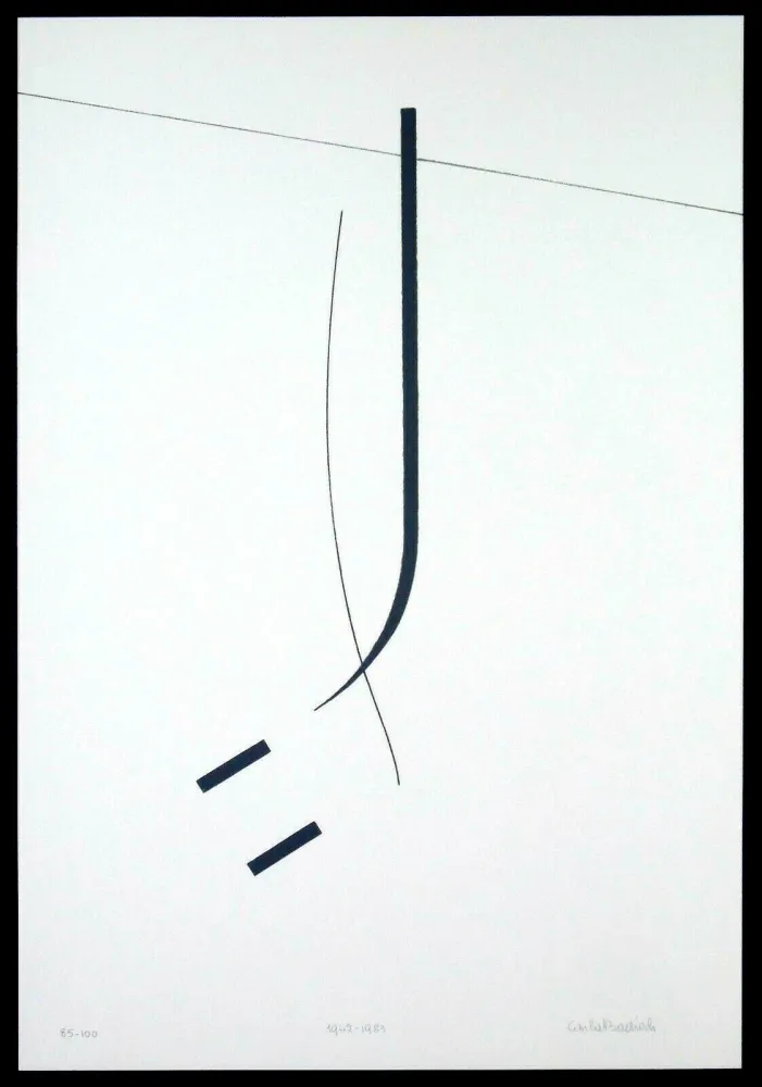 Siebdruck Badiali - Le vent se leve (tavola 5)