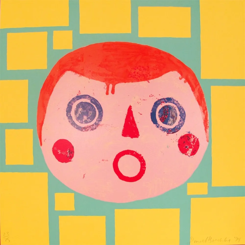 Siebdruck Baechler - Coney Island I 