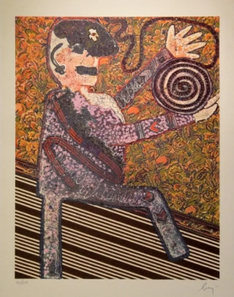 Radierung Und Aquatinta Baj - Aristocrate à la Gidouille