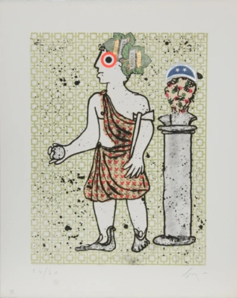 Aquatinta Baj - Caius Flavius Valerius Claudius Constantinus