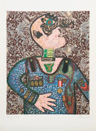Stich Baj - Enrico baj (1924–2003) - Il Generale Bazooka - Mixed media - 1973