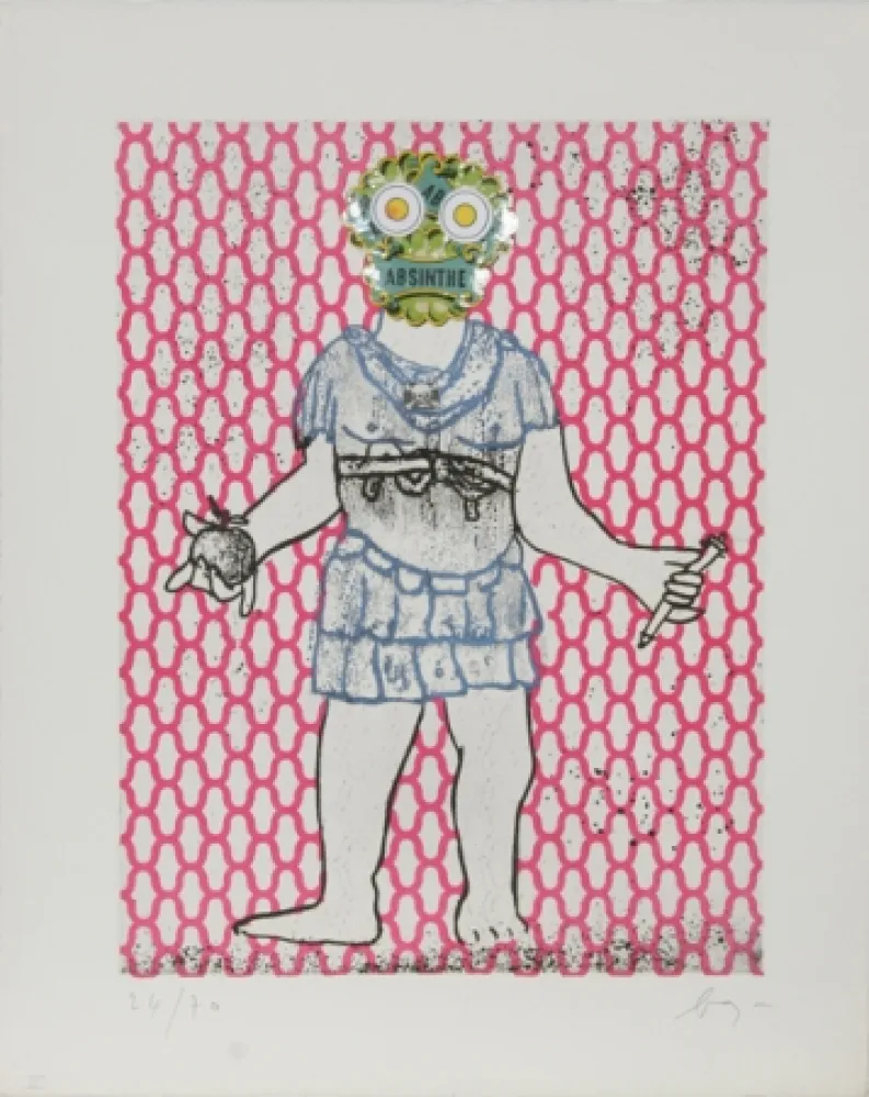 Aquatinta Baj - Flavius Valerius Constantinus Chlorus