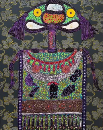 Siebdruck Baj - Lady Virginia Woolf