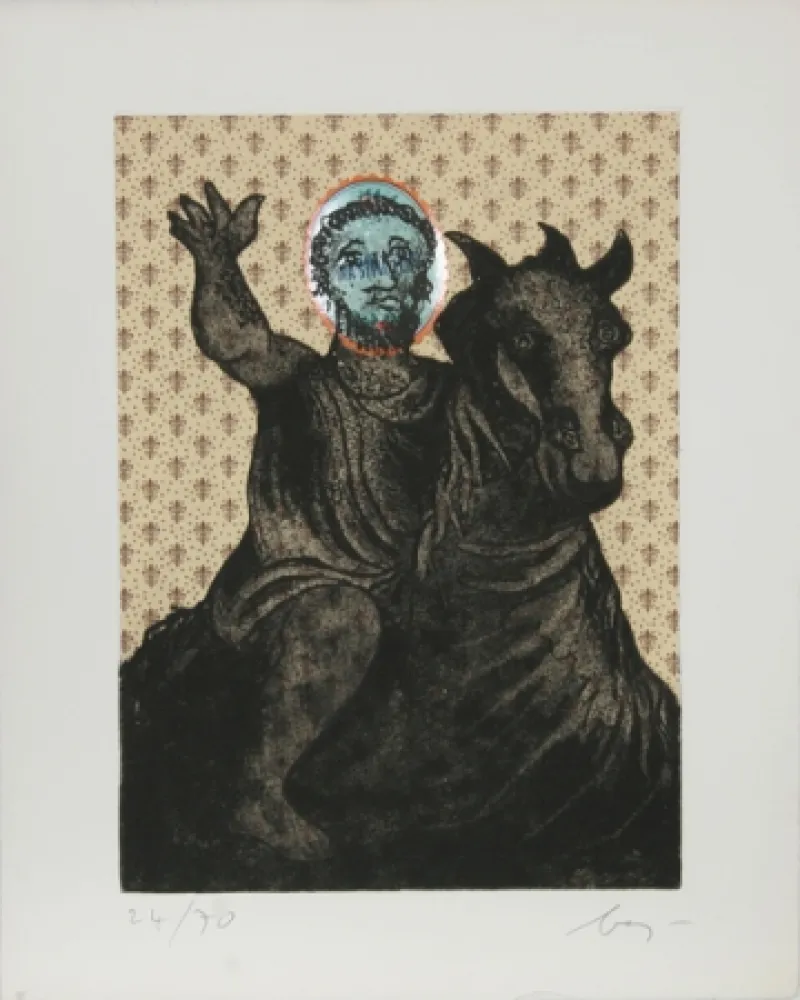 Aquatinta Baj - Marcus Annius Verus Aurelius Antoninus