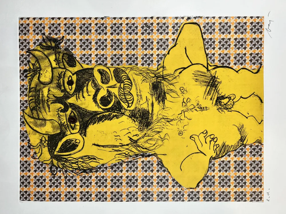 Radierung Baj - Minotaure