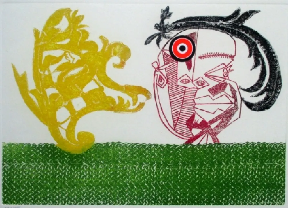 Stich Baj - Pecheur sur la plage