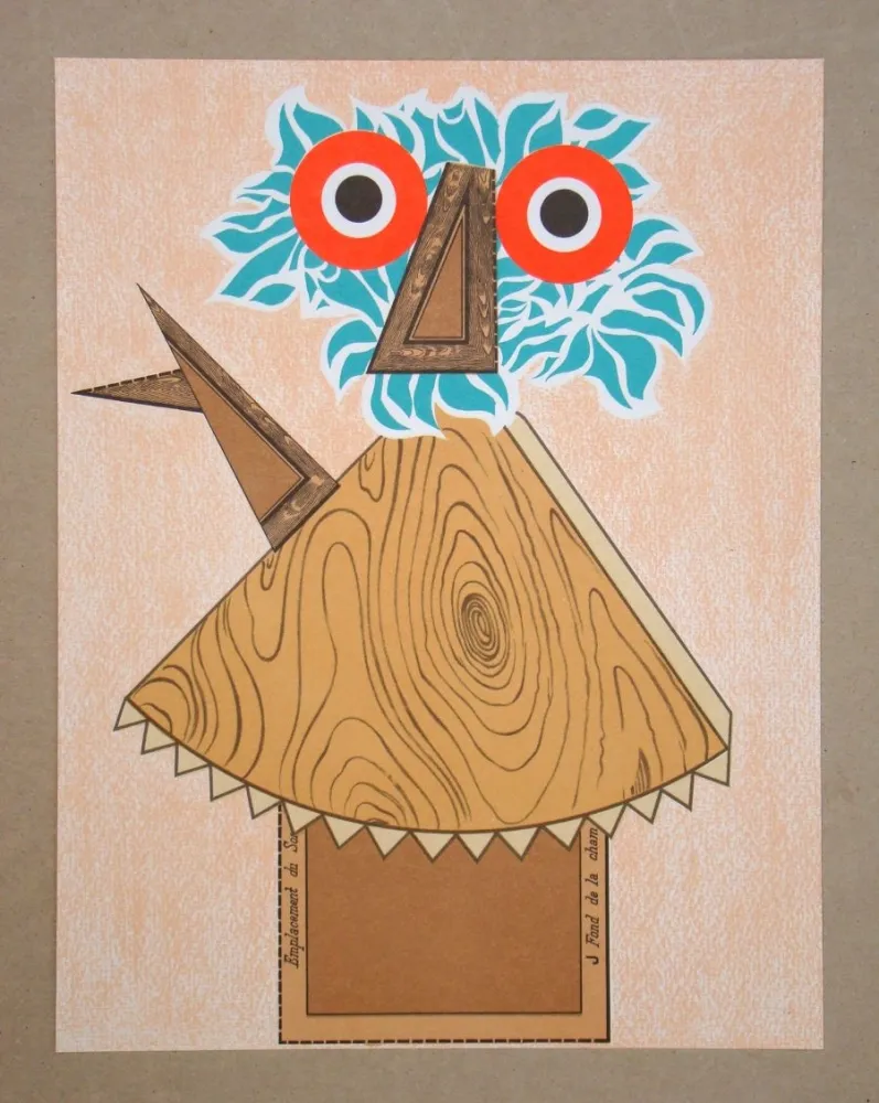Lithographie Baj - Personnage