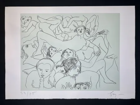 Stich Baj - SADE IN ITALY – complete folder with 8 erotic etchings