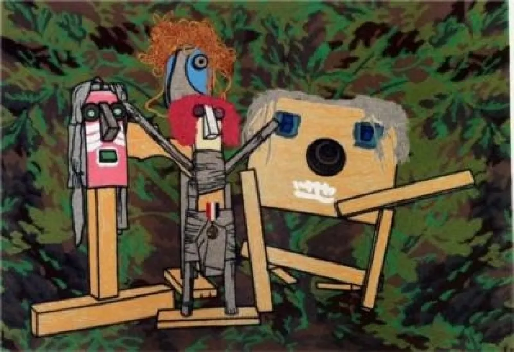 Siebdruck Baj - Senza titolo