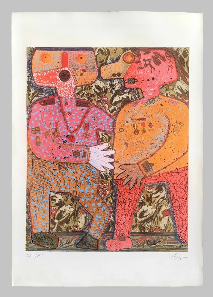 Siebdruck Baj - Top secret