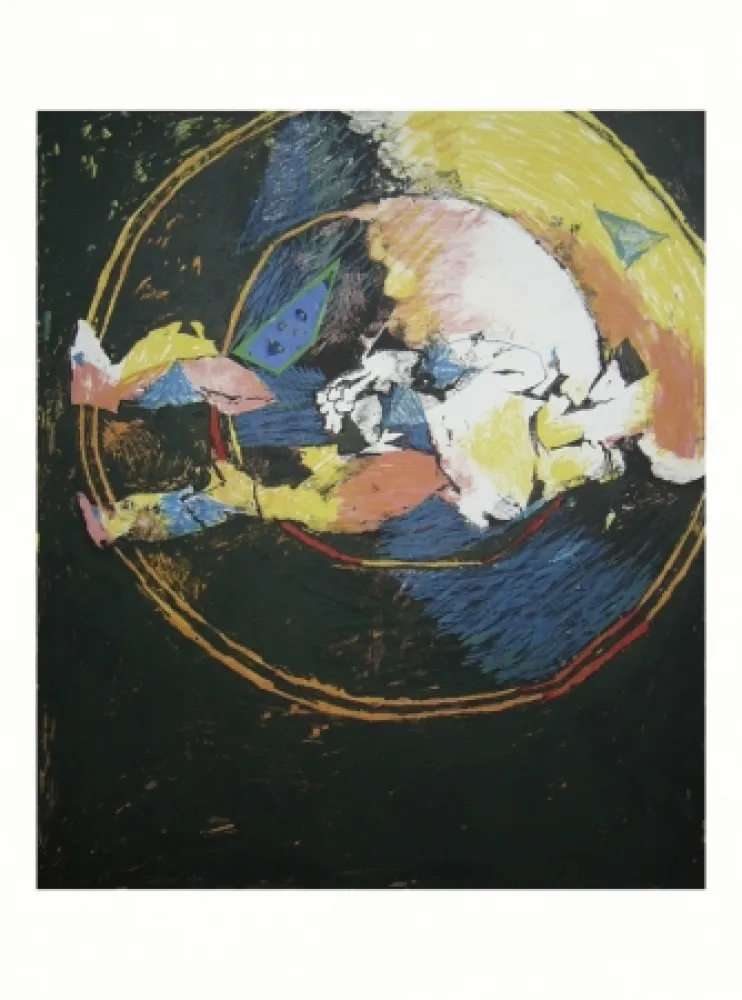 Linolschnitt Balas - En marge du goût de J. A. Brillat-Savarin II