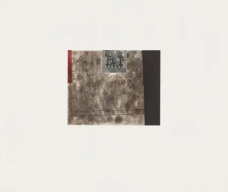 Radierung Und Aquatinta Baldessari - Black Dice 2