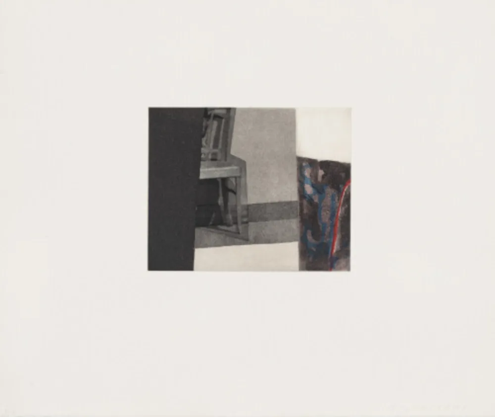 Radierung Und Aquatinta Baldessari - Black Dice 4