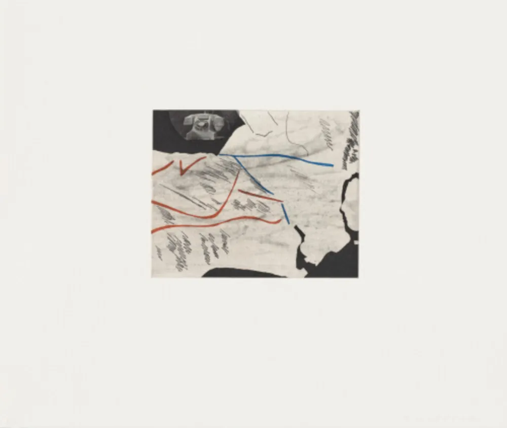Radierung Und Aquatinta Baldessari - Black Dice 6