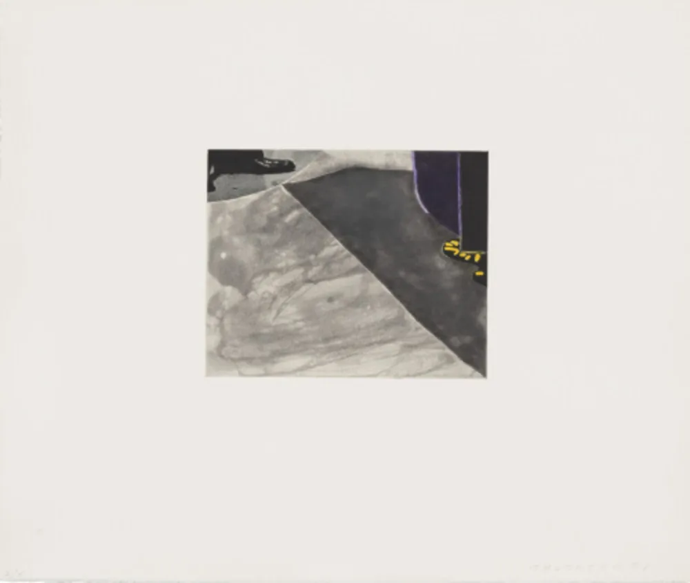 Radierung Und Aquatinta Baldessari - Black Dice 7