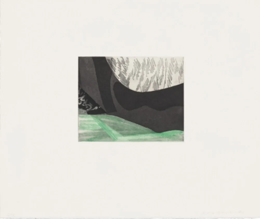 Radierung Und Aquatinta Baldessari - Black Dice 8