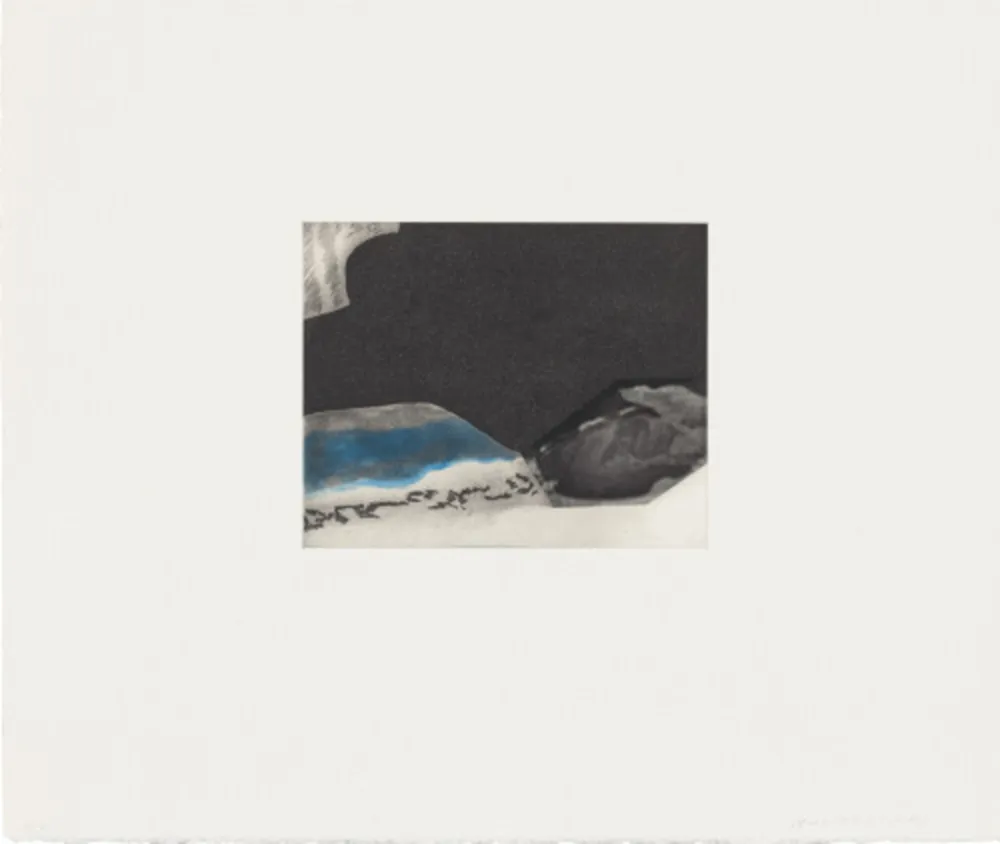 Radierung Und Aquatinta Baldessari - Black Dice 9