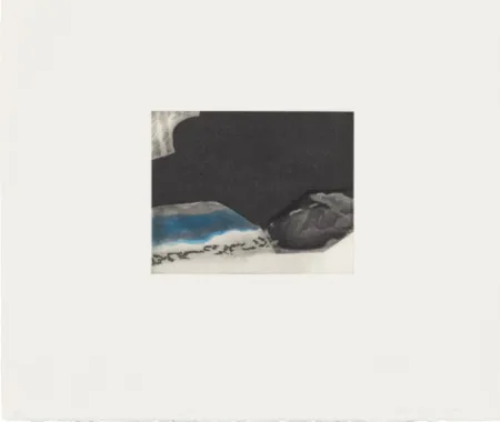 Radierung Und Aquatinta Baldessari - Black Dice 9