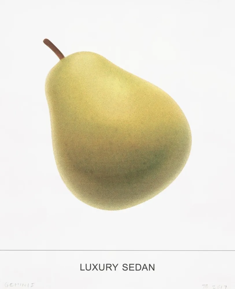 Siebdruck Baldessari - Triad