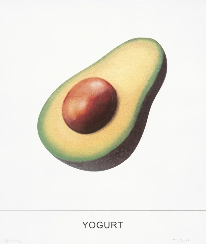 Siebdruck Baldessari - Yogurt