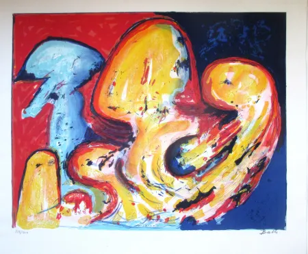 Lithographie Balle - Composition