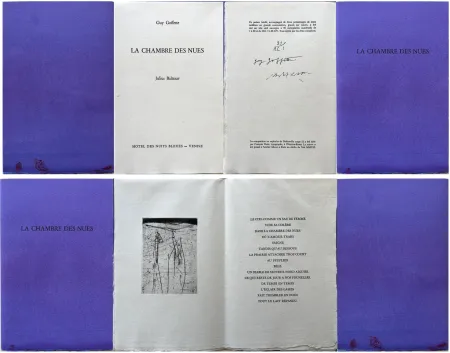 Radierung Baltazar - Guy Goffette: LA CHAMBRE DES NUES. Poème inédit (2007)