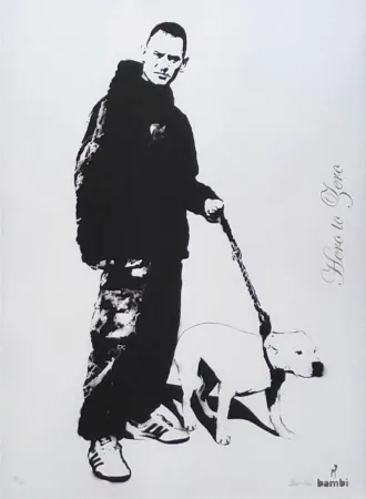 Siebdruck Bambi - Hero to Zero