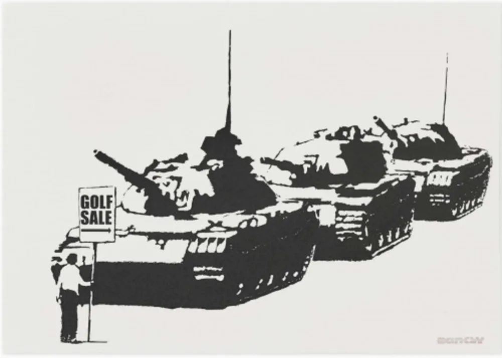 Siebdruck Banksy - Golf Sale (Unsigned)