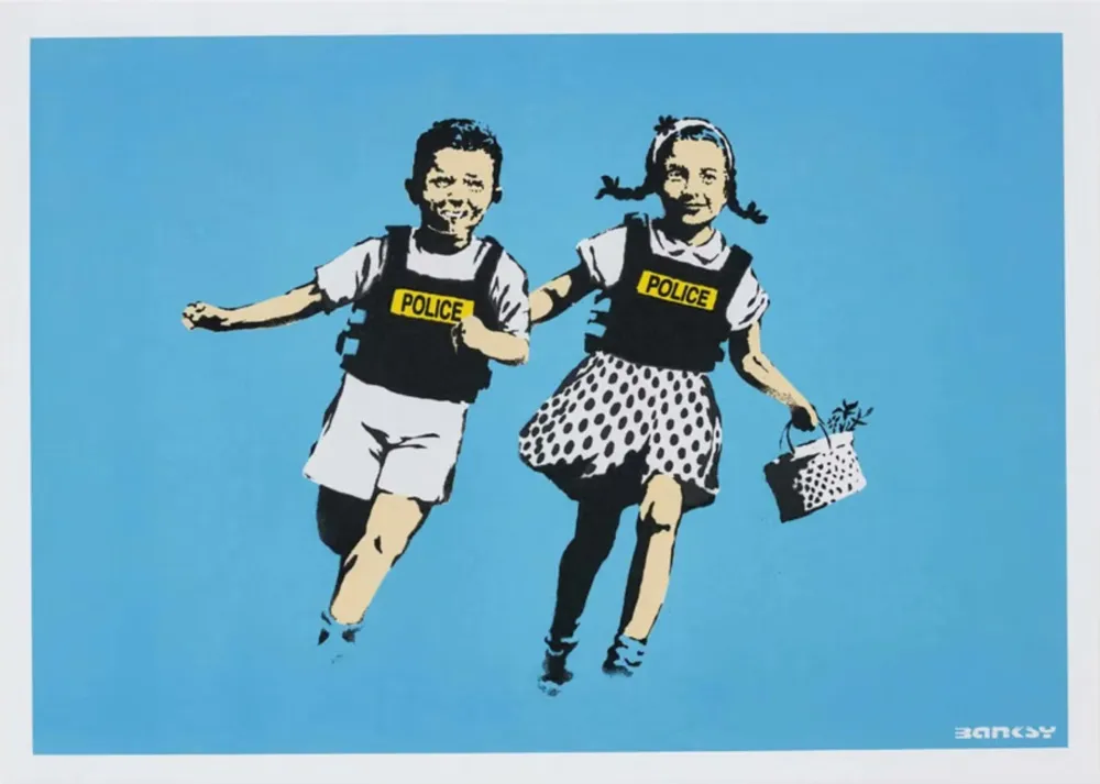 Siebdruck Banksy - Jack & Jill (Unsigned)