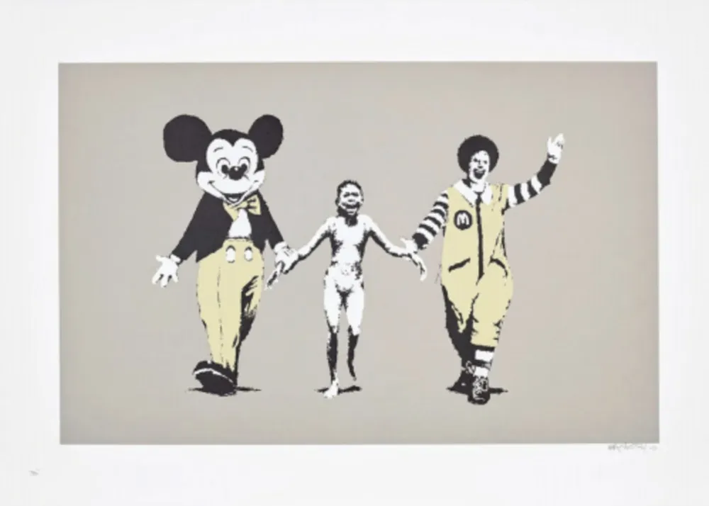 Siebdruck Banksy - Napalm