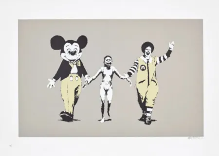 Siebdruck Banksy - Napalm