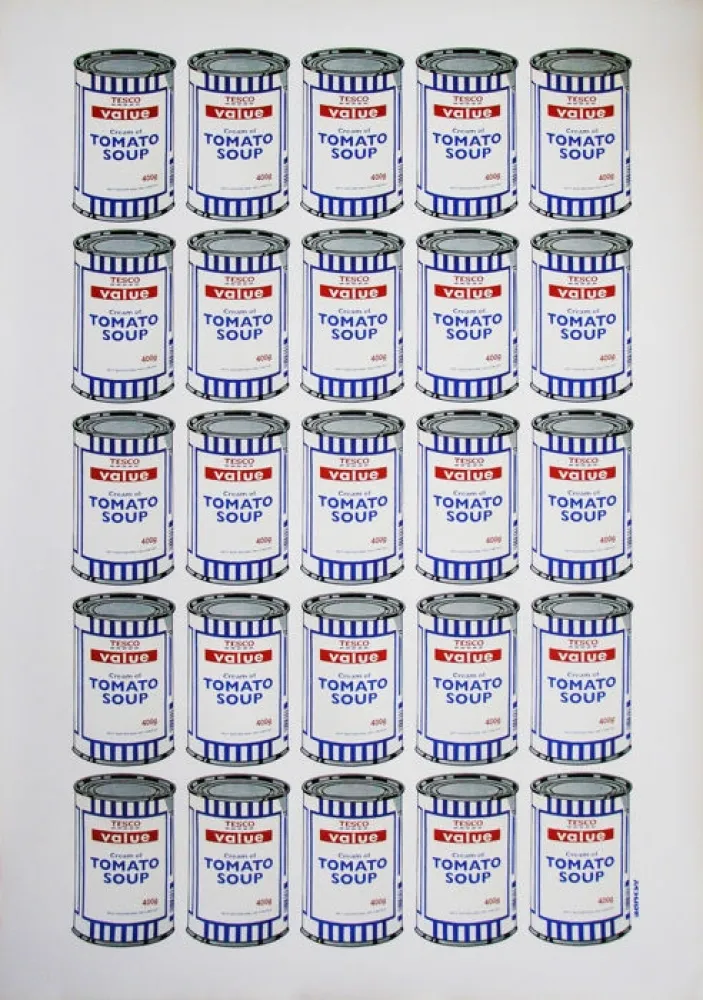 Lithographie Banksy - Tesco Soup Can
