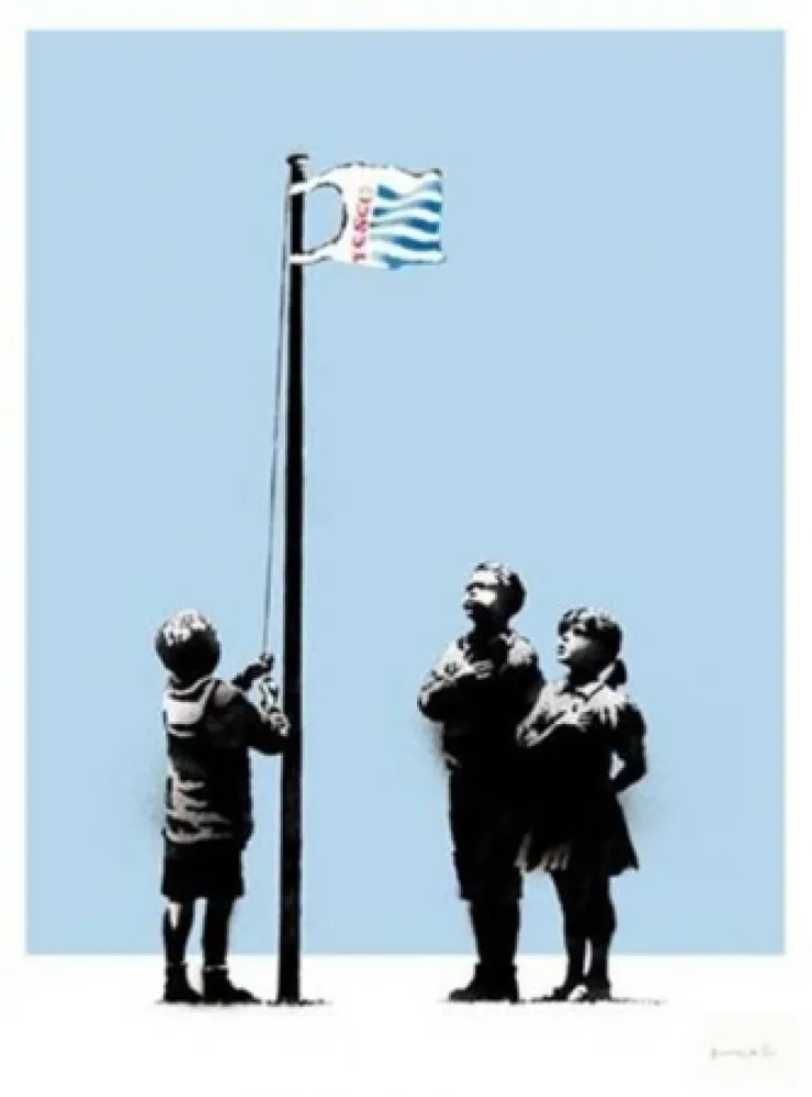 Siebdruck Banksy - Very Little Helps