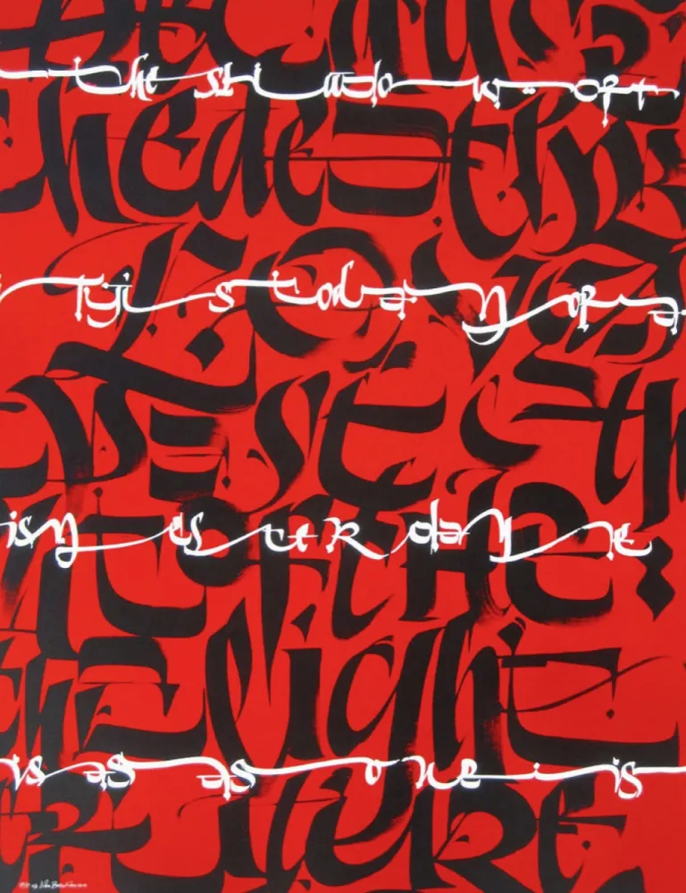 Siebdruck Barcellona - Shadows of Tomorrow