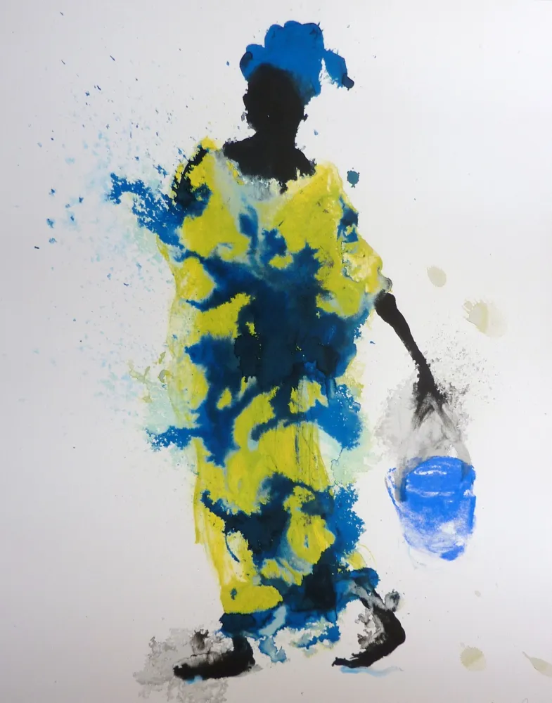 Siebdruck Barcelo - Femme