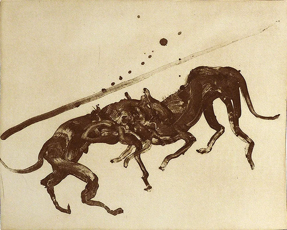 Radierung Und Aquatinta Barcelo - Lanzarote 2