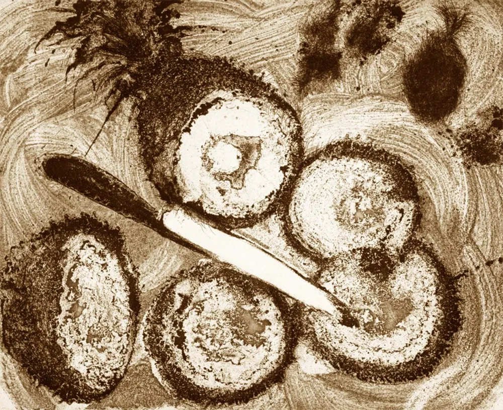 Radierung Und Aquatinta Barcelo - Lanzarote 23