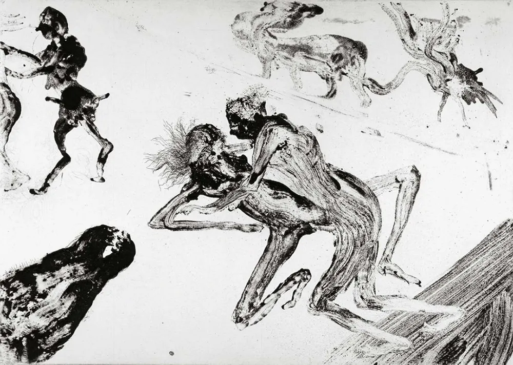 Radierung Und Aquatinta Barcelo - Lanzarote 28 