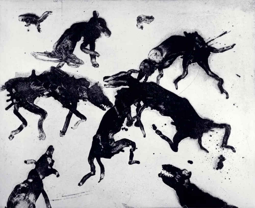 Radierung Und Aquatinta Barcelo - Lanzarote 4